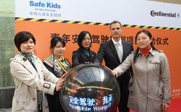 Fahrsicherheitsprogramm von Continental in China