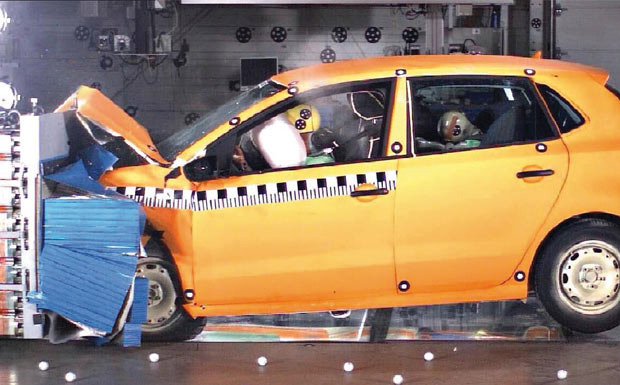 VW Polo im Crashtest