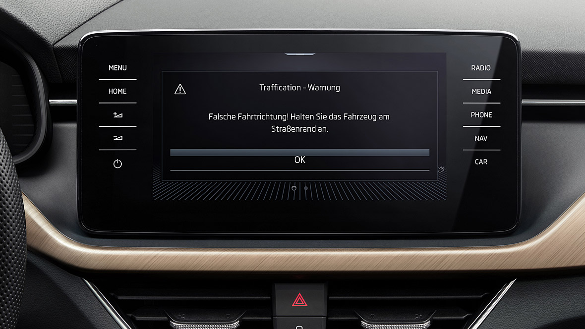 Skoda Warnung Geisterfahrer App Skoda Warnung Geisterfahrer App