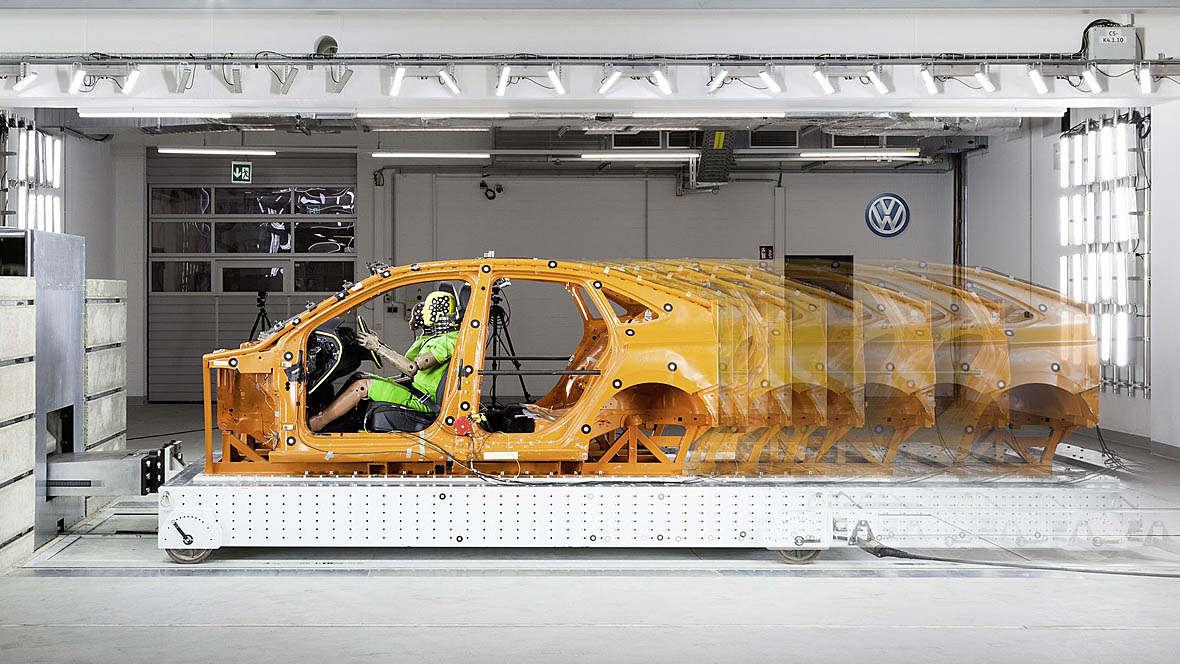 Crashtestanlage VW Crashtestanlage VW