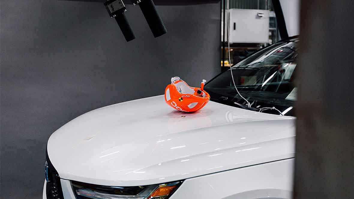 Crashtest Volvo Fahrradhelm Crashtest Volvo Fahrradhelm