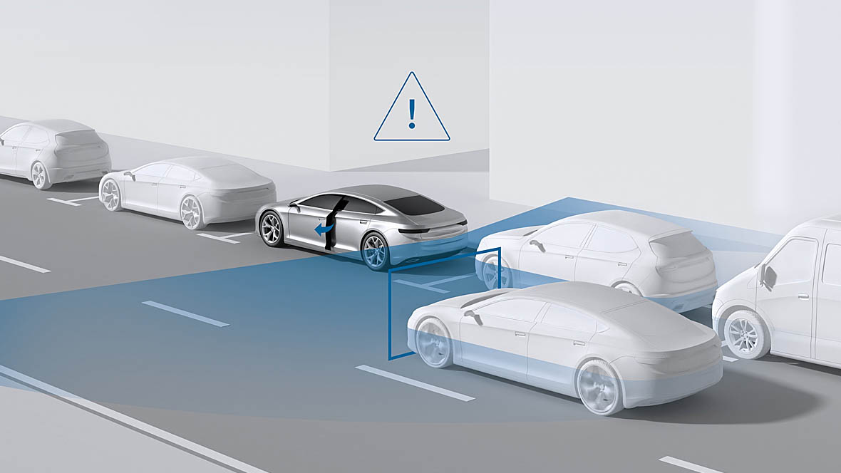 Dooring-Unfall Ausstiegswarner Dooring-Unfall Ausstiegswarner