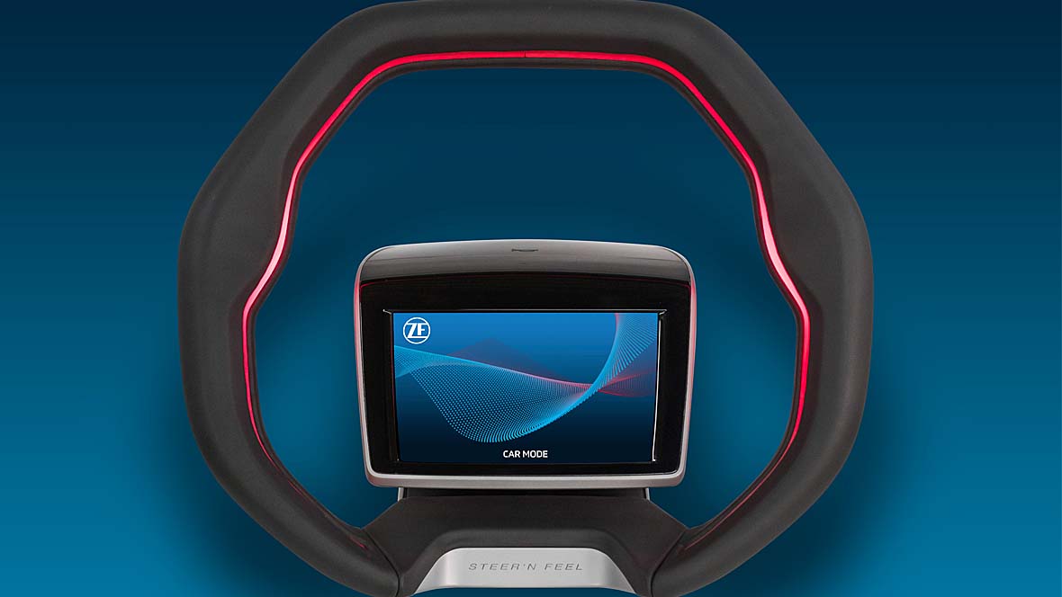 ZF Lenkrad Autonomes Fahren ZF Lenkrad Autonomes Fahren