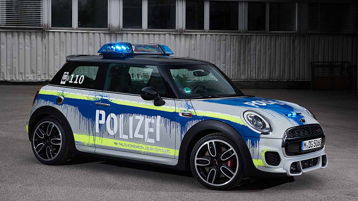 Mini Polizeifahrzeug Mini Polizeifahrzeug