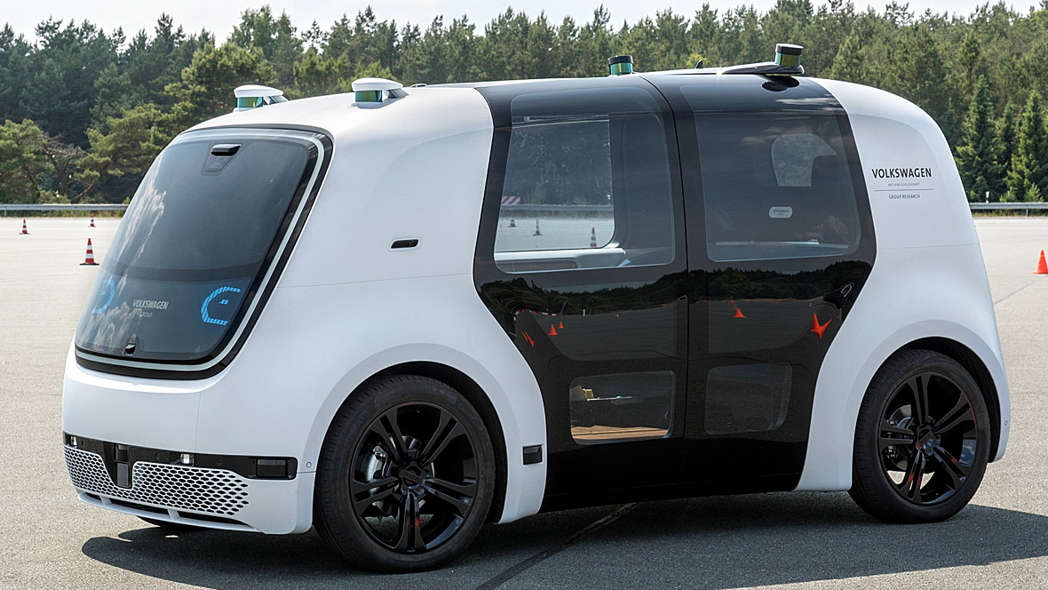 VW Prototyp Autonomes Fahren VW Prototyp Autonomes Fahren