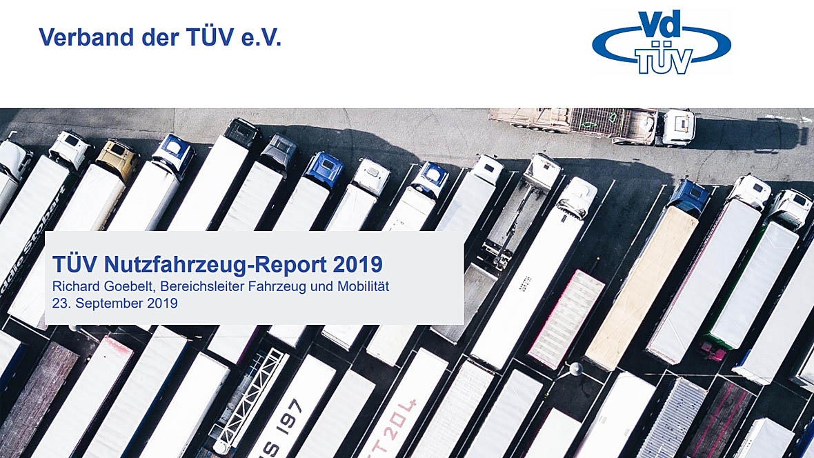 TÜV-Report Nutzfahrzeuge 2019 Screen TÜV-Report Nutzfahrzeuge 2019 Screen