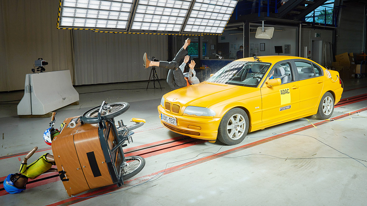 ADAC Crashtest Kindertransport Fahrrad ADAC Crashtest Kindertransport Fahrrad