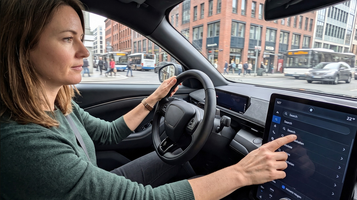 Ablenkung durch Infotainment und Touchscreen Ablenkung durch Infotainment und Touchscreen