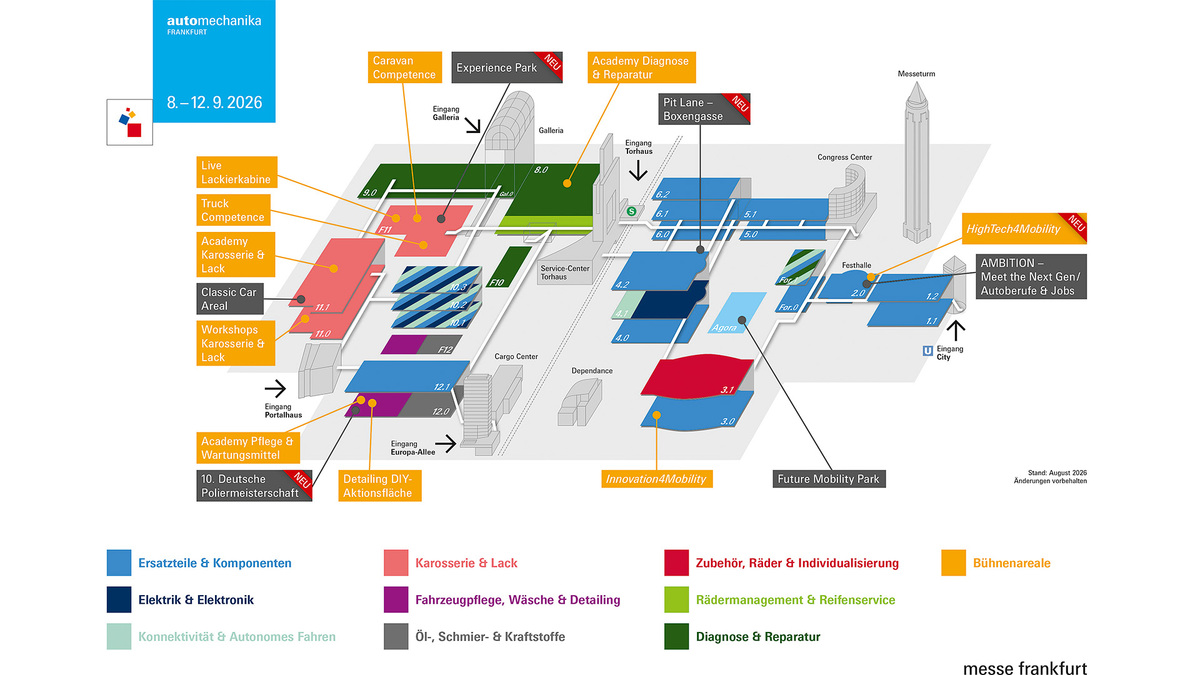 Automechanika Messeplan Automechanika Messeplan