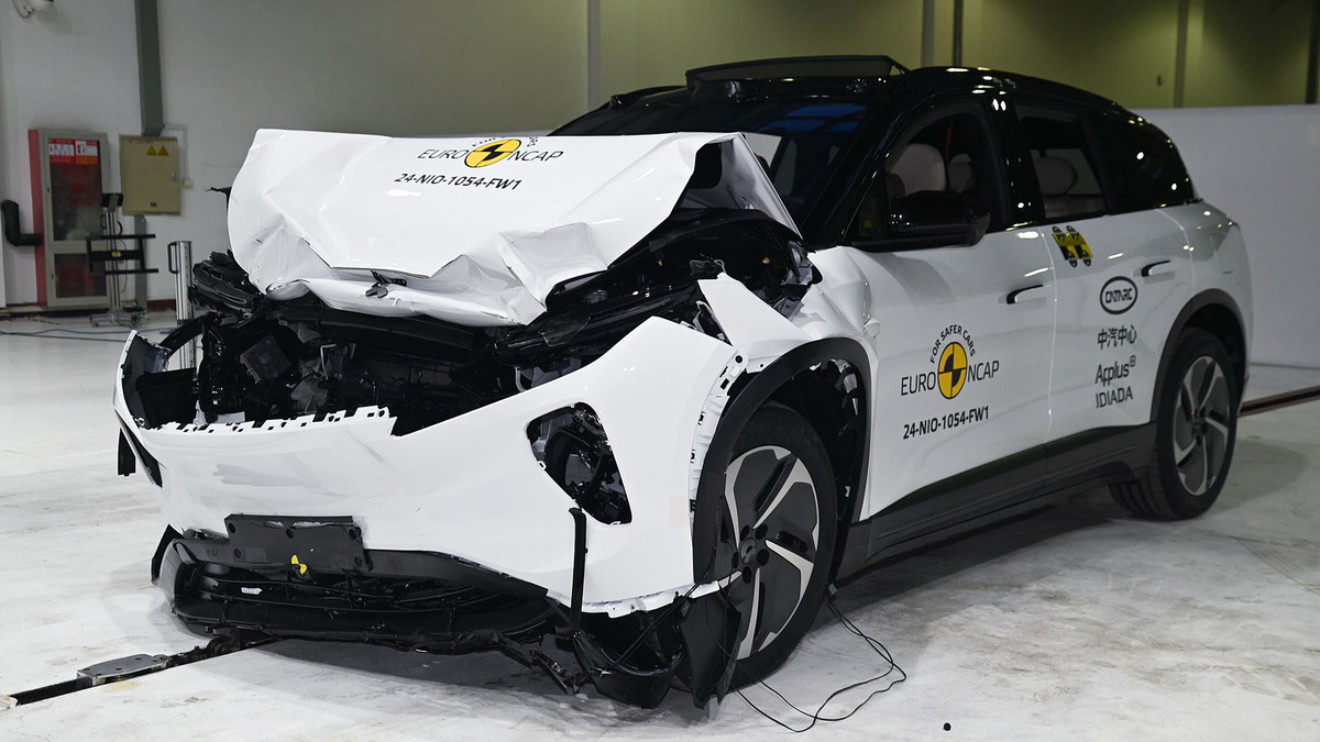 Nio EL6 Crashtest EuroNCAP Nio EL6 Crashtest EuroNCAP