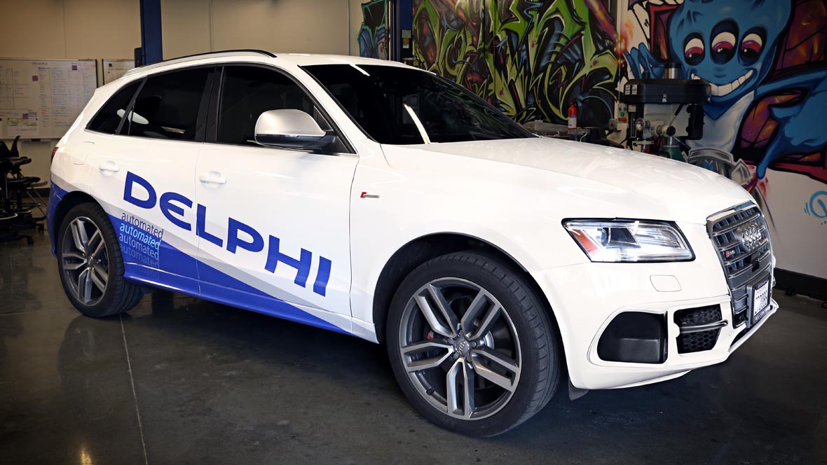 Delphi testet autonomes Auto Delphi testet autonomes Auto