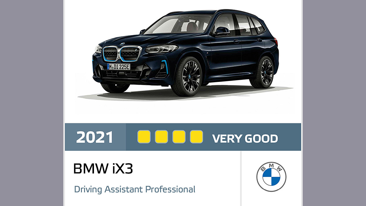 EuroNCAP Test Autobahnpilot BMW iX3 EuroNCAP Test Autobahnpilot BMW iX3