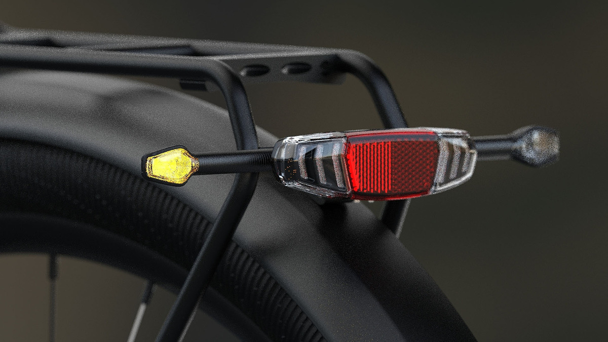 Fahrrad mit Blinker Fahrrad mit Blinker