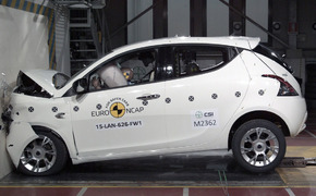 Lancia Ypsilon im EuroNCAP-Crashtest Lancia Ypsilon im EuroNCAP-Crashtest