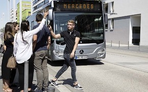 Mercedes Bremsassistent Stadtbusse Mercedes Bremsassistent Stadtbusse
