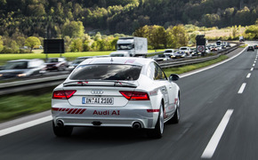 Selbstfahrender Audi A7 Sportback