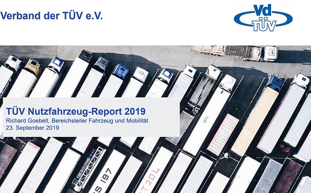 TÜV-Report Nutzfahrzeuge 2019 Screen