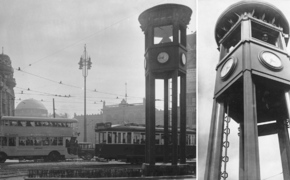 Berlin: Erste Ampel am Potsdamer-Platz