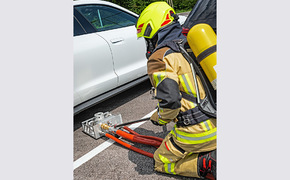 Löschsystem für E-Autos Löschsystem für E-Autos