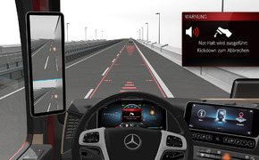 Mercedes Actros ADA Nothaltfunktion Mercedes Actros ADA Nothaltfunktion