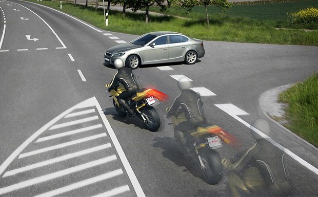 Motorrad-ABS Unfall